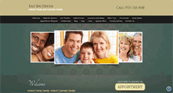 Desktop Screenshot of eastbaydentalcare.com